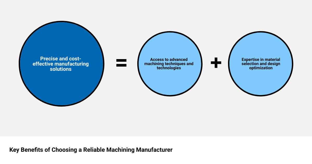 Top Benefits of Selecting a Reliable Machining Manufacturer